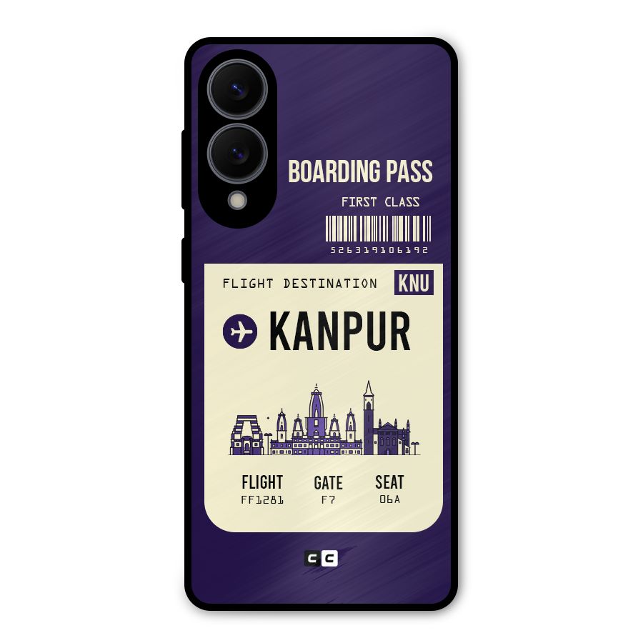 Kanpur Boarding Pass Metal Back Case for Galaxy S25 Edge