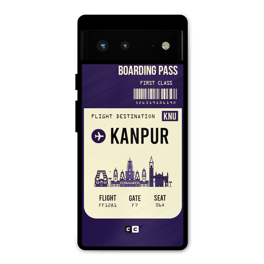 Kanpur Boarding Pass Metal Back Case for Google Pixel 6