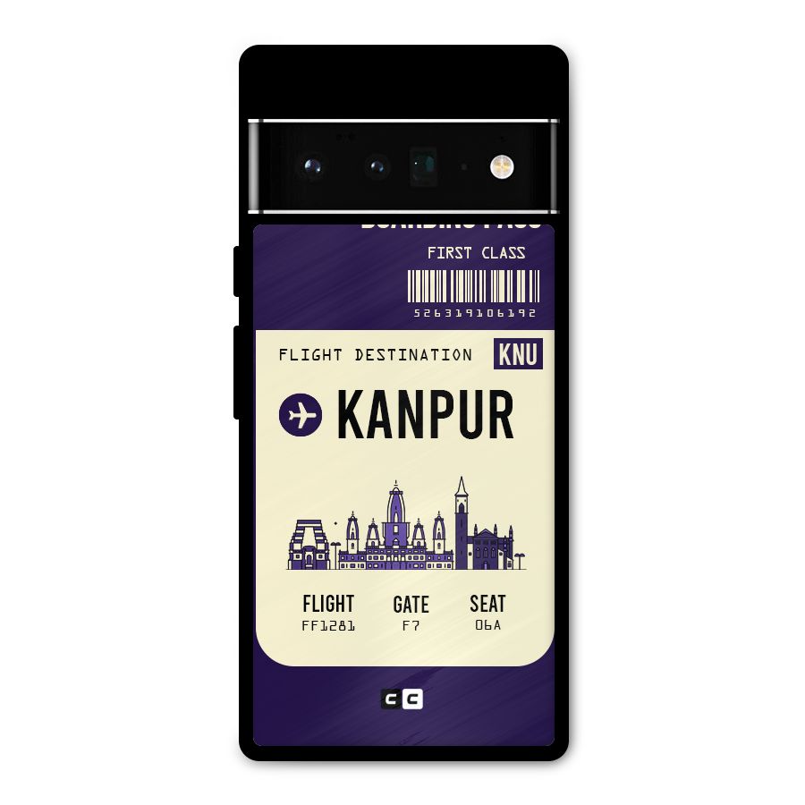 Kanpur Boarding Pass Metal Back Case for Google Pixel 6 Pro