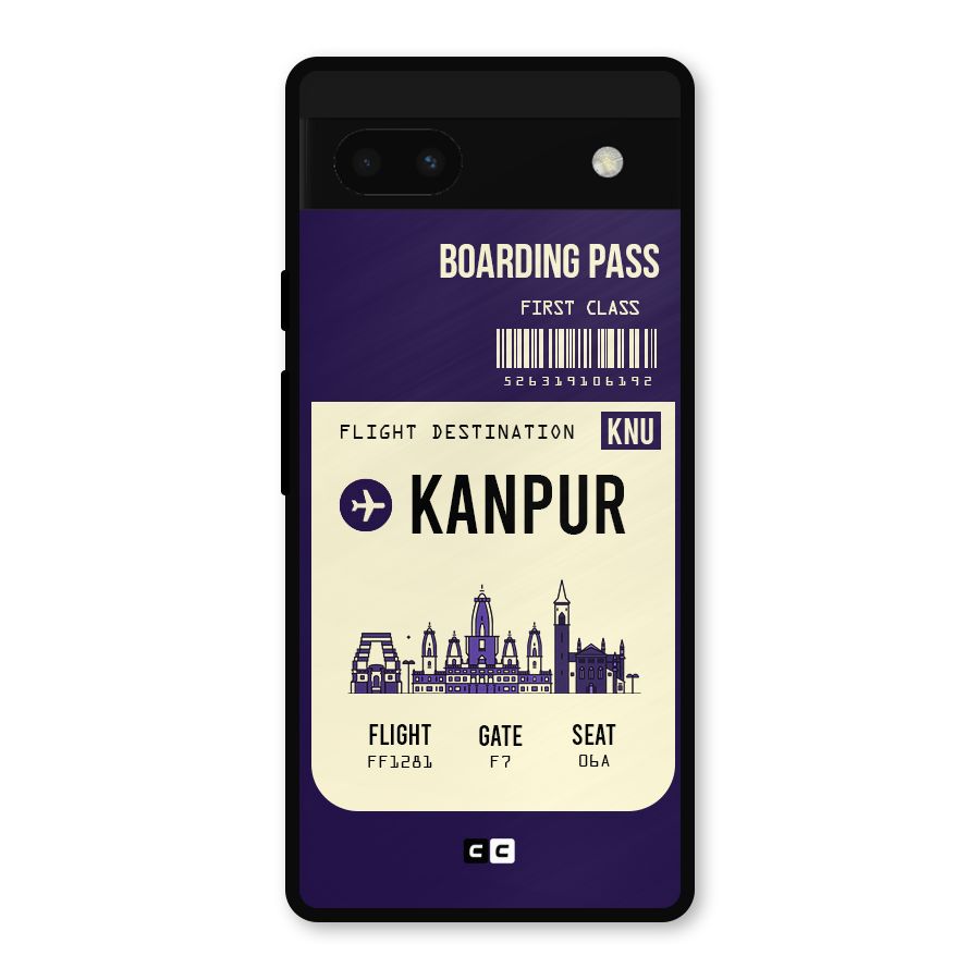 Kanpur Boarding Pass Metal Back Case for Google Pixel 6a