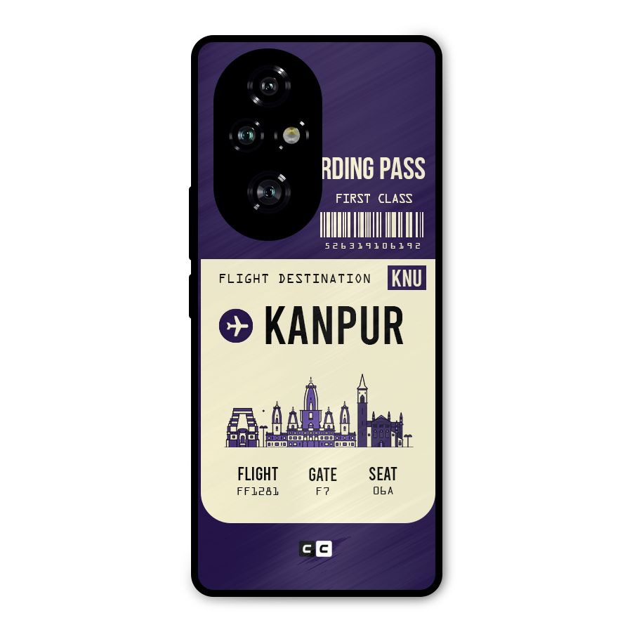 Kanpur Boarding Pass Metal Back Case for Honor 200 Pro