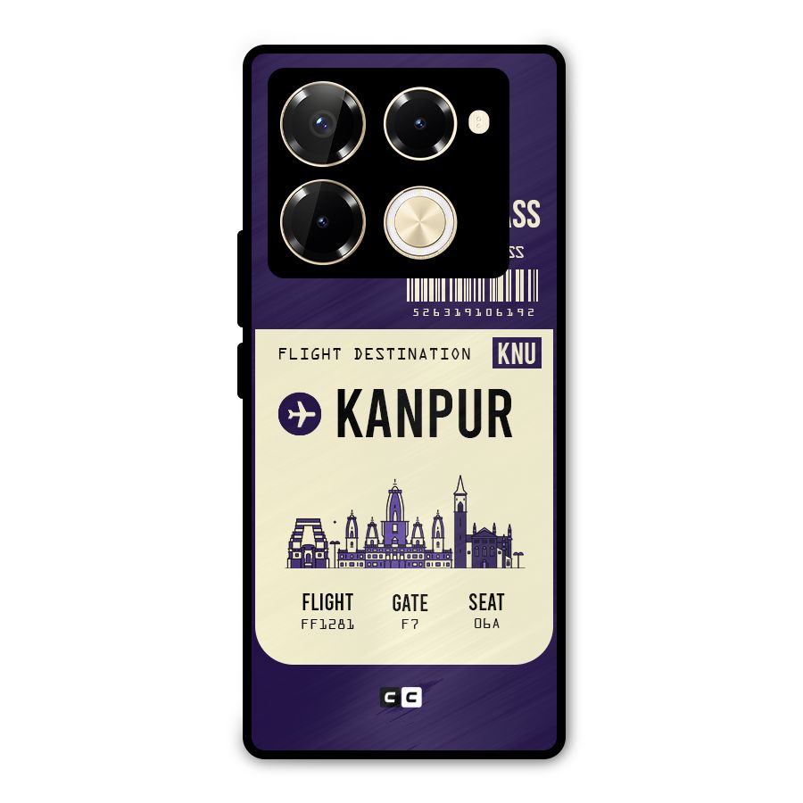 Kanpur Boarding Pass Metal Back Case for Infinix Note 40 Pro