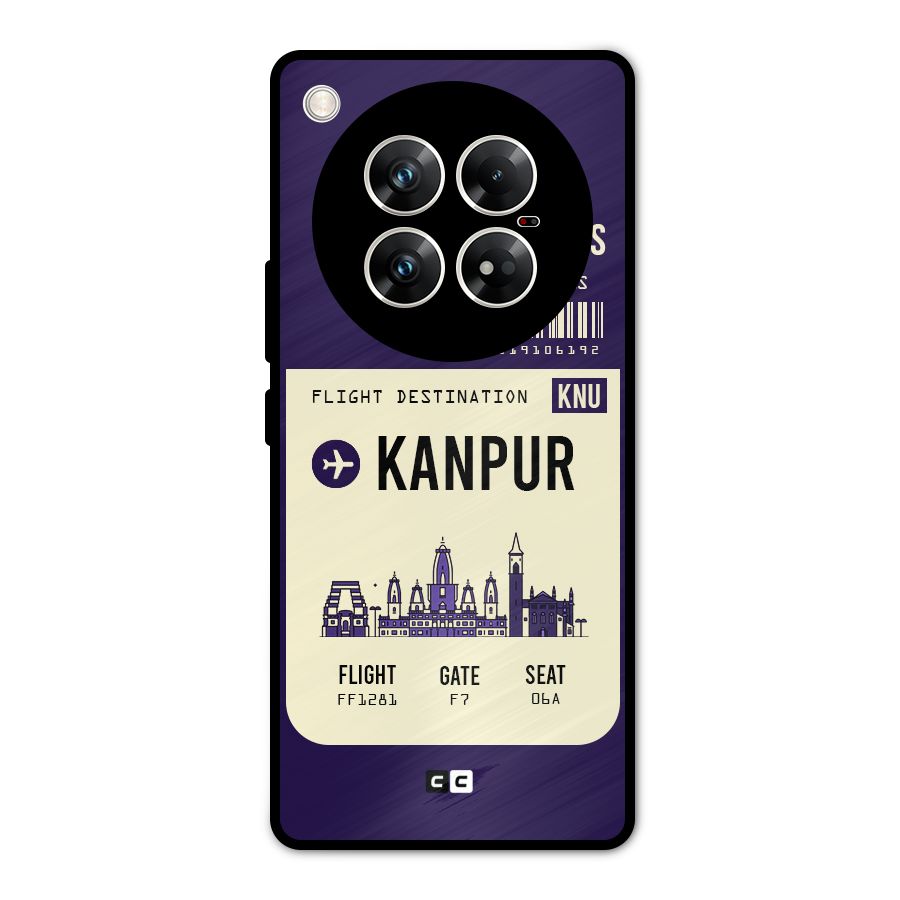 Kanpur Boarding Pass Metal Back Case for Infinix Zero 40 5G