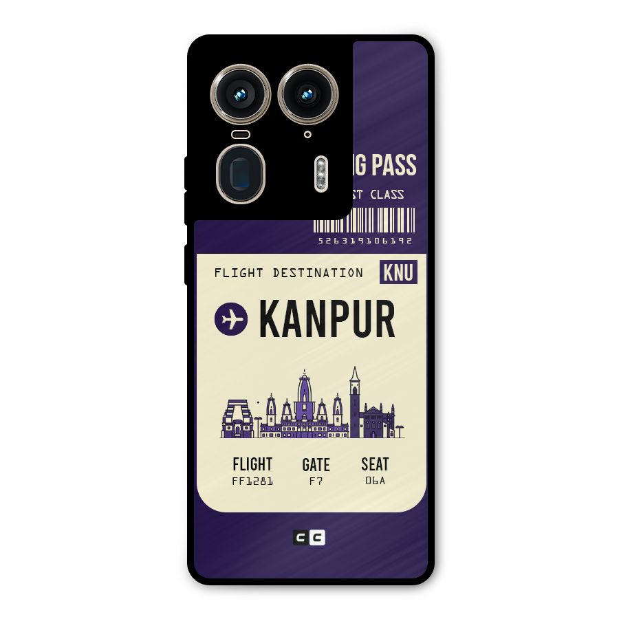 Kanpur Boarding Pass Metal Back Case for Motorola Edge 50 Ultra
