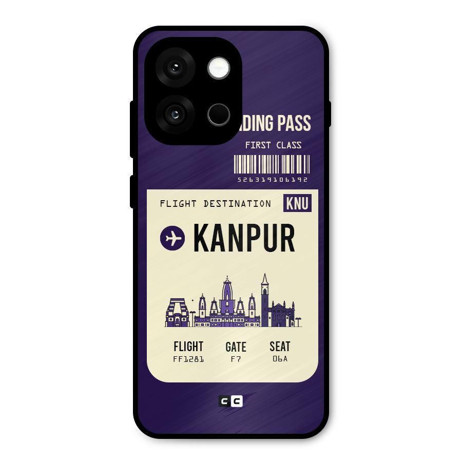 Kanpur Boarding Pass Metal Back Case for OnePlus 13s