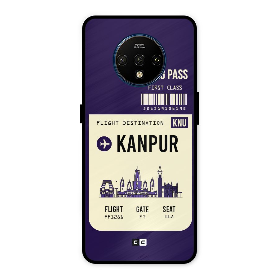 Kanpur Boarding Pass Metal Back Case for OnePlus 7T