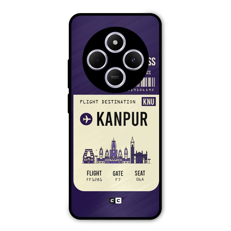 Kanpur Boarding Pass Metal Back Case for Poco M7