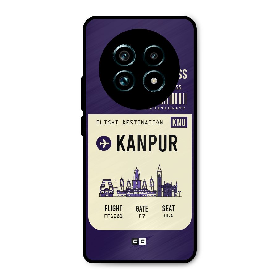 Kanpur Boarding Pass Metal Back Case for Realme 13 Pro Plus