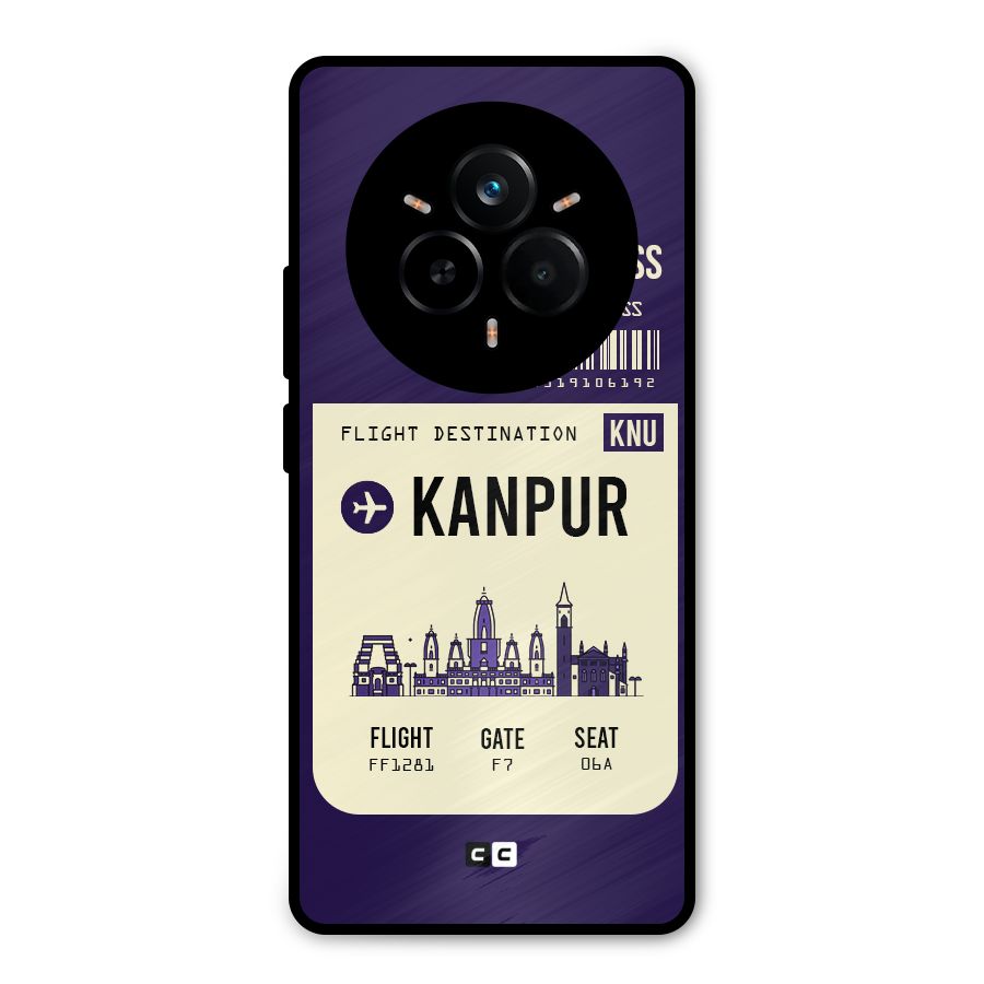 Kanpur Boarding Pass Metal Back Case for Realme 14 Pro