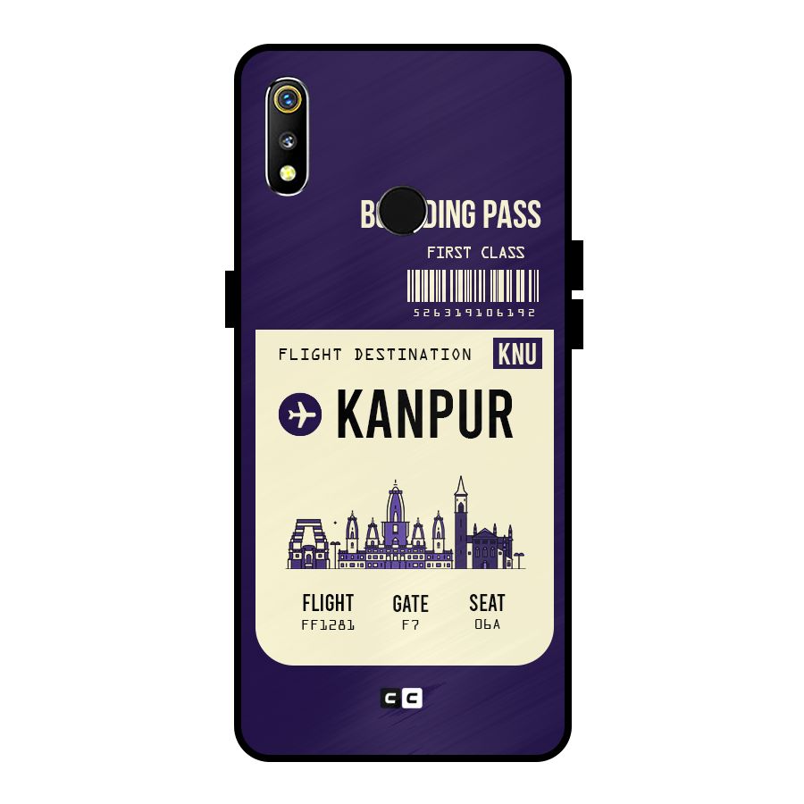Kanpur Boarding Pass Metal Back Case for Realme 3i