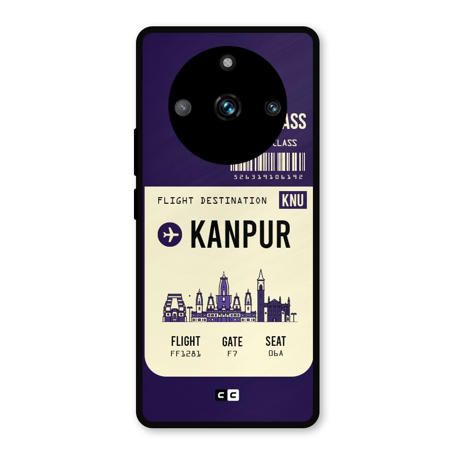 Kanpur Boarding Pass Metal Back Case for Realme Narzo 60 Pro