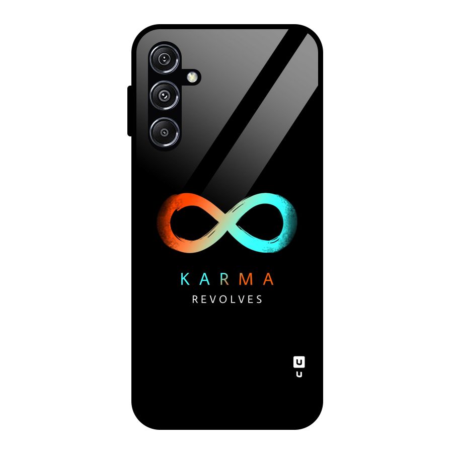 Karma Revolves Glass Back Case for Galaxy M34 5G