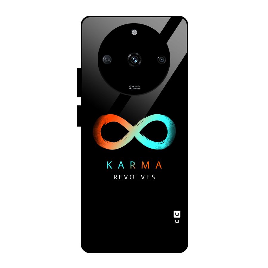 Karma Revolves Glass Back Case for Realme Narzo 60 5G