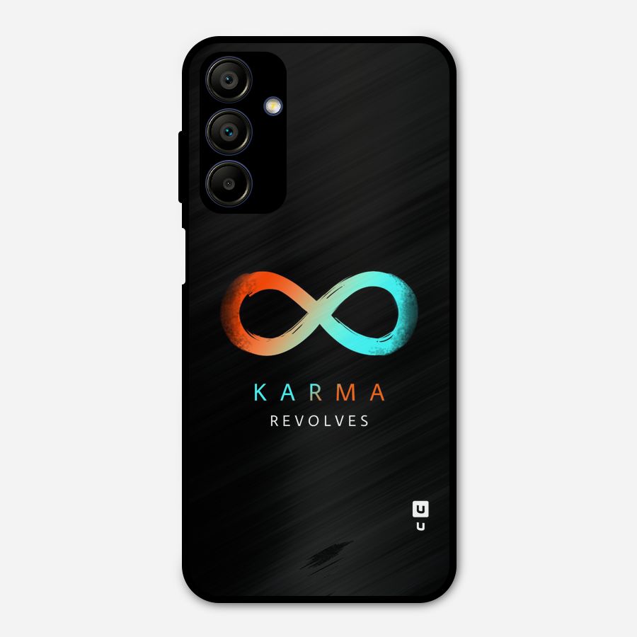 Karma Revolves Metal Back Case for Galaxy A15 5G