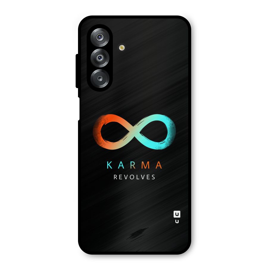 Karma Revolves Metal Back Case for Galaxy A26