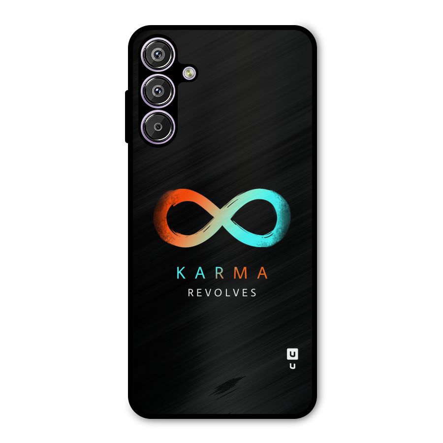 Karma Revolves Metal Back Case for Galaxy F15