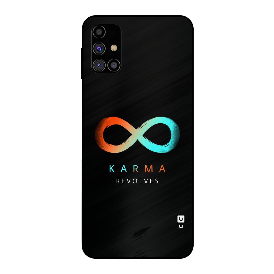 Karma Revolves Metal Back Case for Galaxy M31s