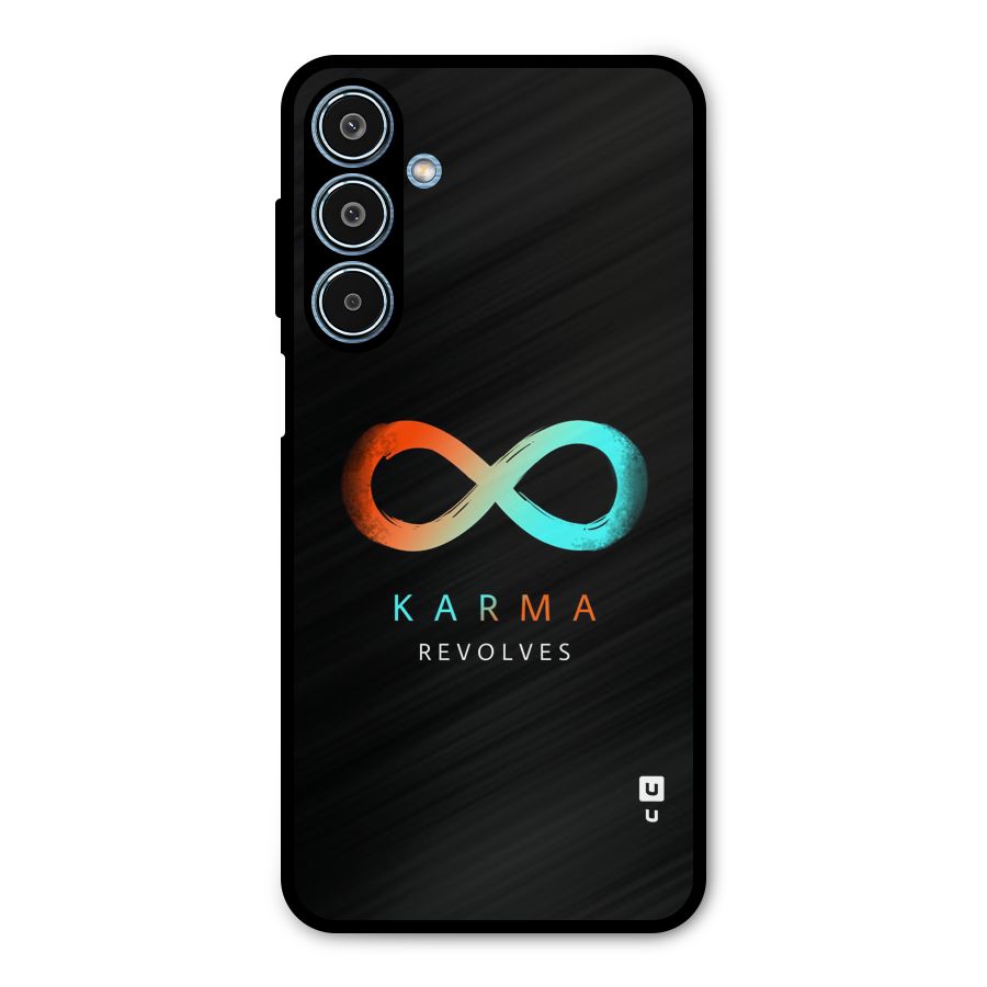 Karma Revolves Metal Back Case for Galaxy M35