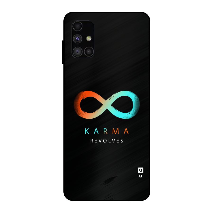 Karma Revolves Metal Back Case for Galaxy M51