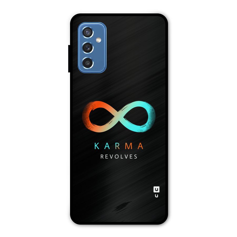 Karma Revolves Metal Back Case for Galaxy M52 5G