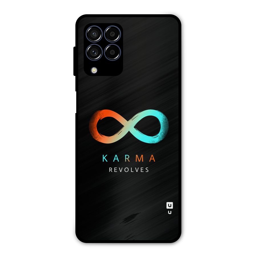 Karma Revolves Metal Back Case for Galaxy M53 5G