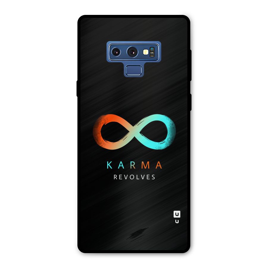 Karma Revolves Metal Back Case for Galaxy Note 9