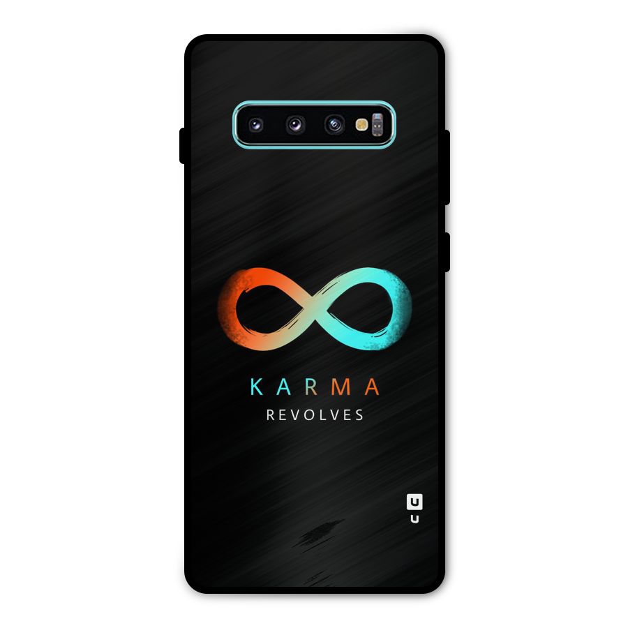 Karma Revolves Metal Back Case for Galaxy S10 Plus