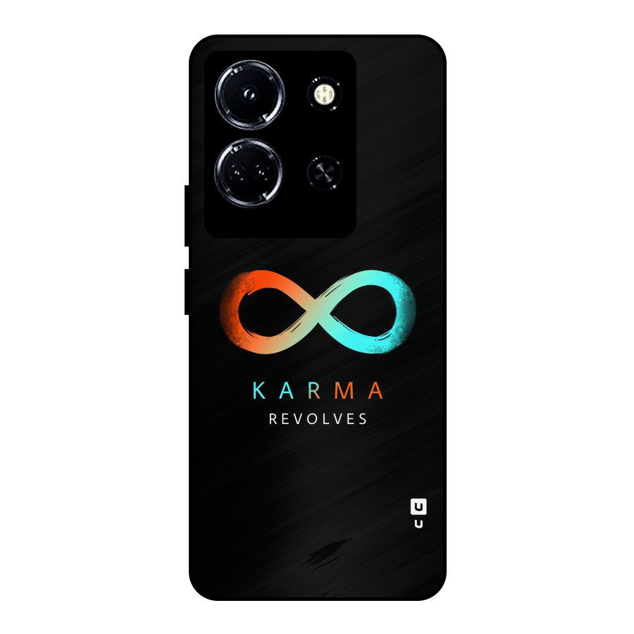 Karma Revolves Metal Back Case for Infinix Note 30 5G