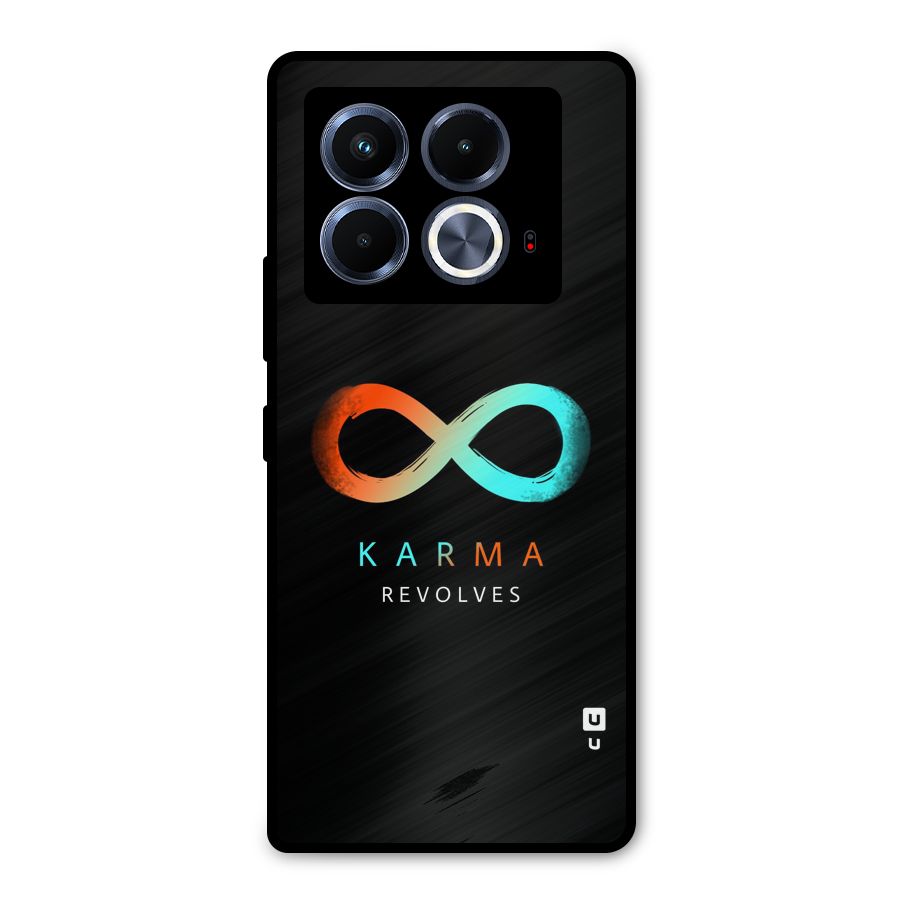 Karma Revolves Metal Back Case for Infinix Note 40 5G