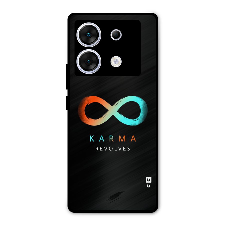 Karma Revolves Metal Back Case for Infinix Zero 30 5G