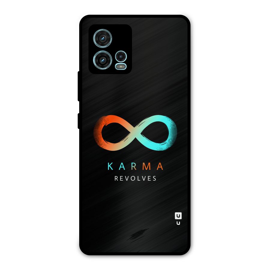 Karma Revolves Metal Back Case for Moto G72