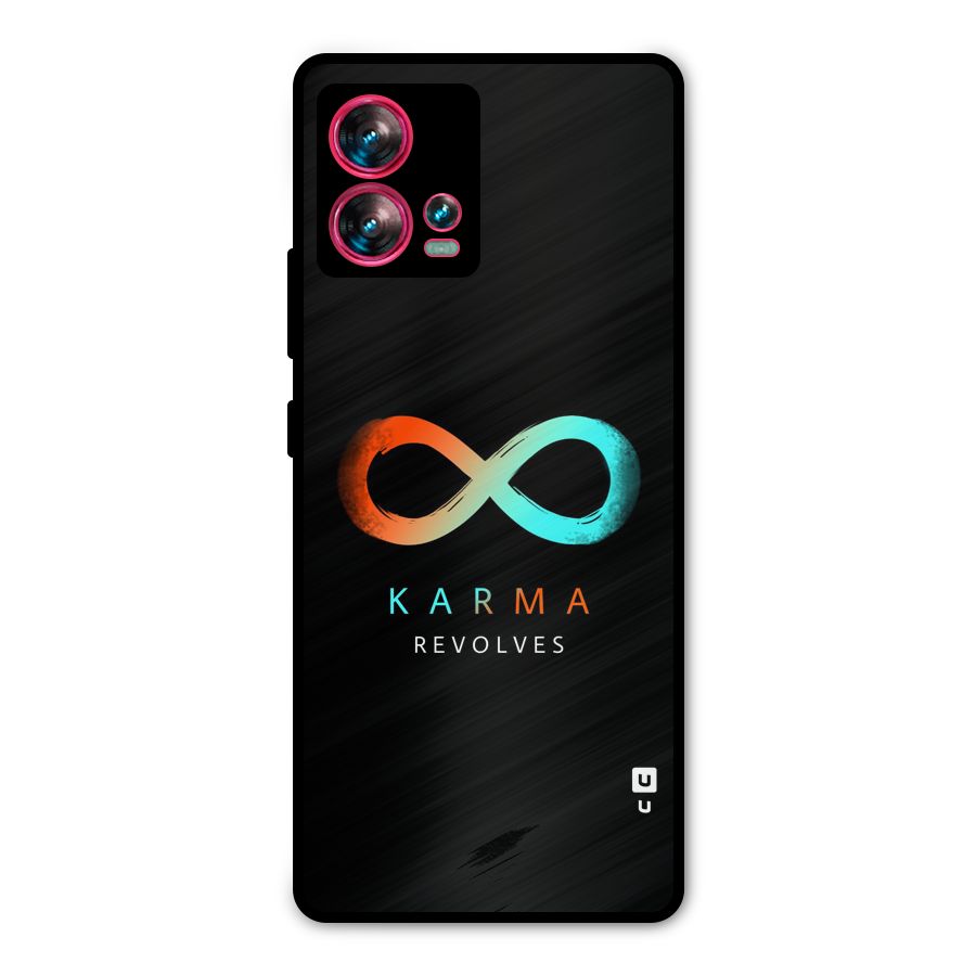 Karma Revolves Metal Back Case for Motorola Edge 30 Fusion
