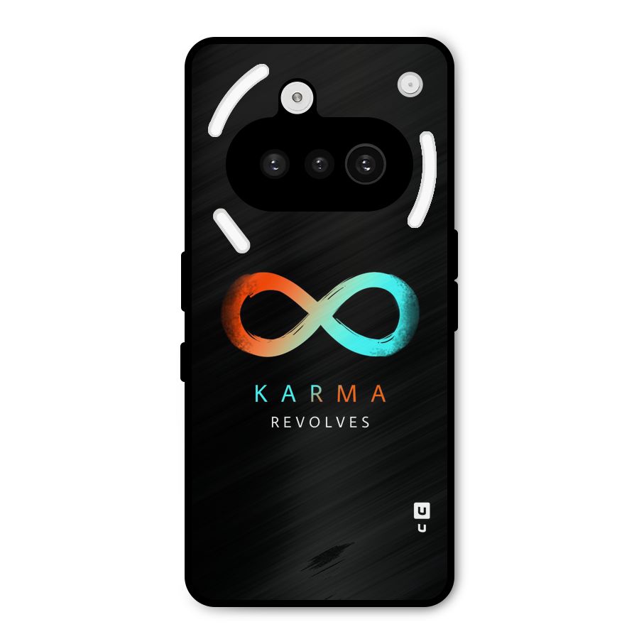Karma Revolves Metal Back Case for Nothing Phone 3a