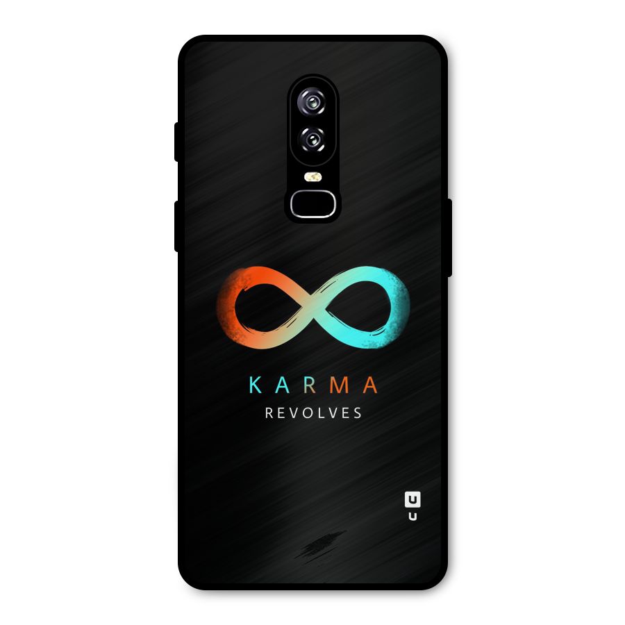 Karma Revolves Metal Back Case for OnePlus 6