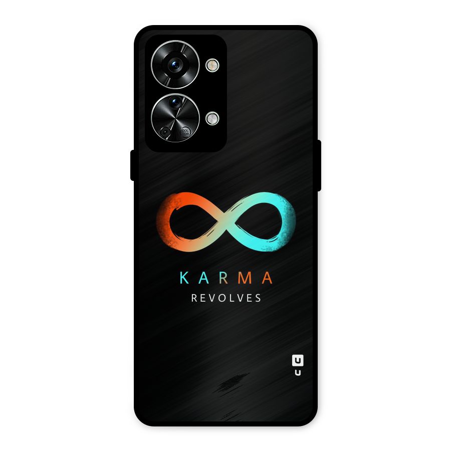 Karma Revolves Metal Back Case for OnePlus Nord 2T