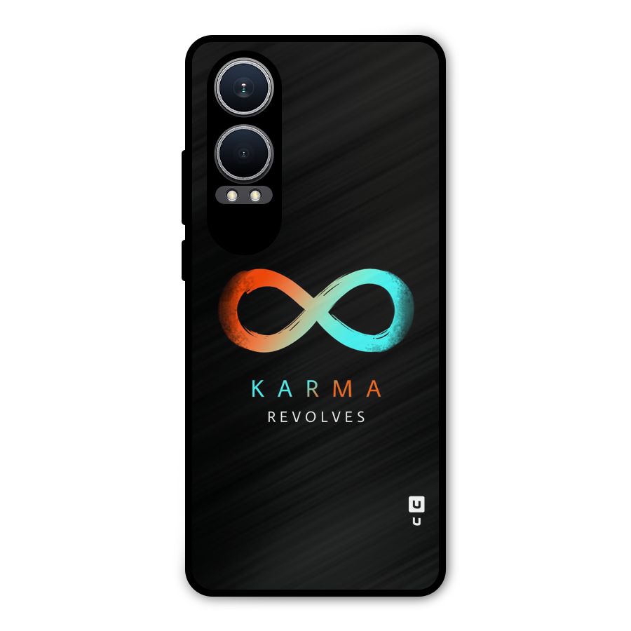 Karma Revolves Metal Back Case for OnePlus Nord CE4 Lite