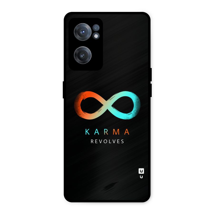 Karma Revolves Metal Back Case for OnePlus Nord CE 2 5G