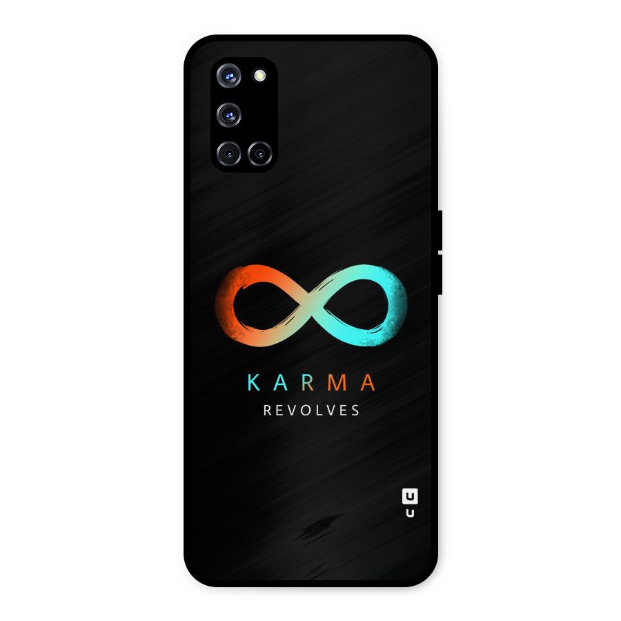 Karma Revolves Metal Back Case for Oppo A52