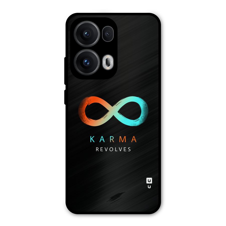 Karma Revolves Metal Back Case for Oppo Reno13 Pro