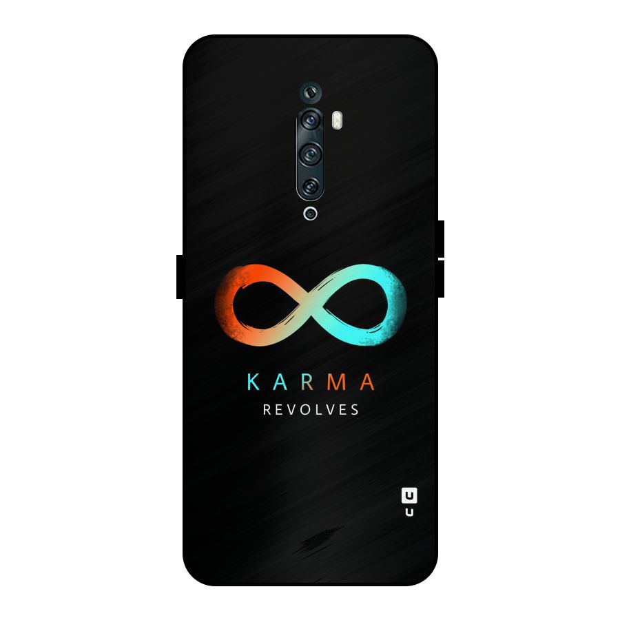 Karma Revolves Metal Back Case for Oppo Reno2 F