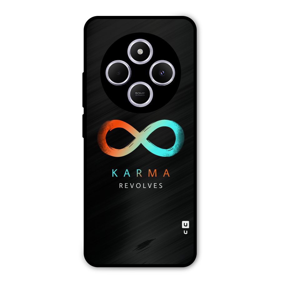 Karma Revolves Metal Back Case for Poco M7