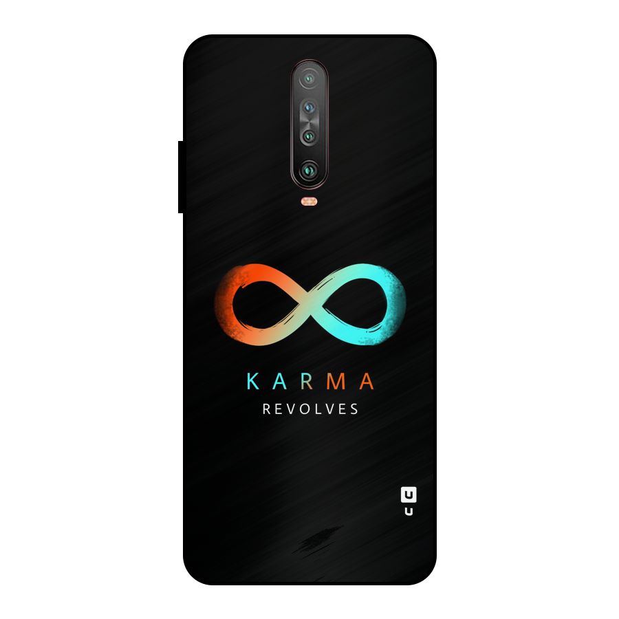 Karma Revolves Metal Back Case for Poco X2