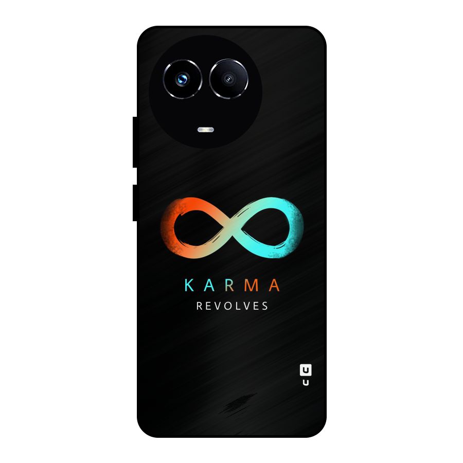 Karma Revolves Metal Back Case for Realme 11 5G