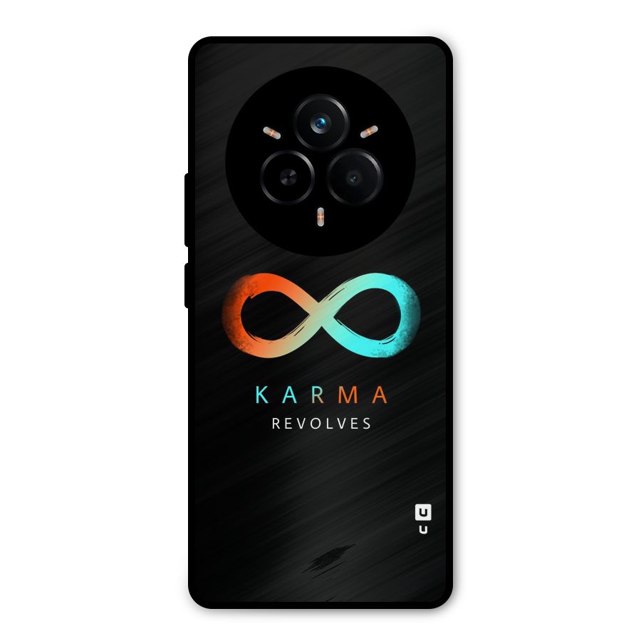 Karma Revolves Metal Back Case for Realme 14 Pro