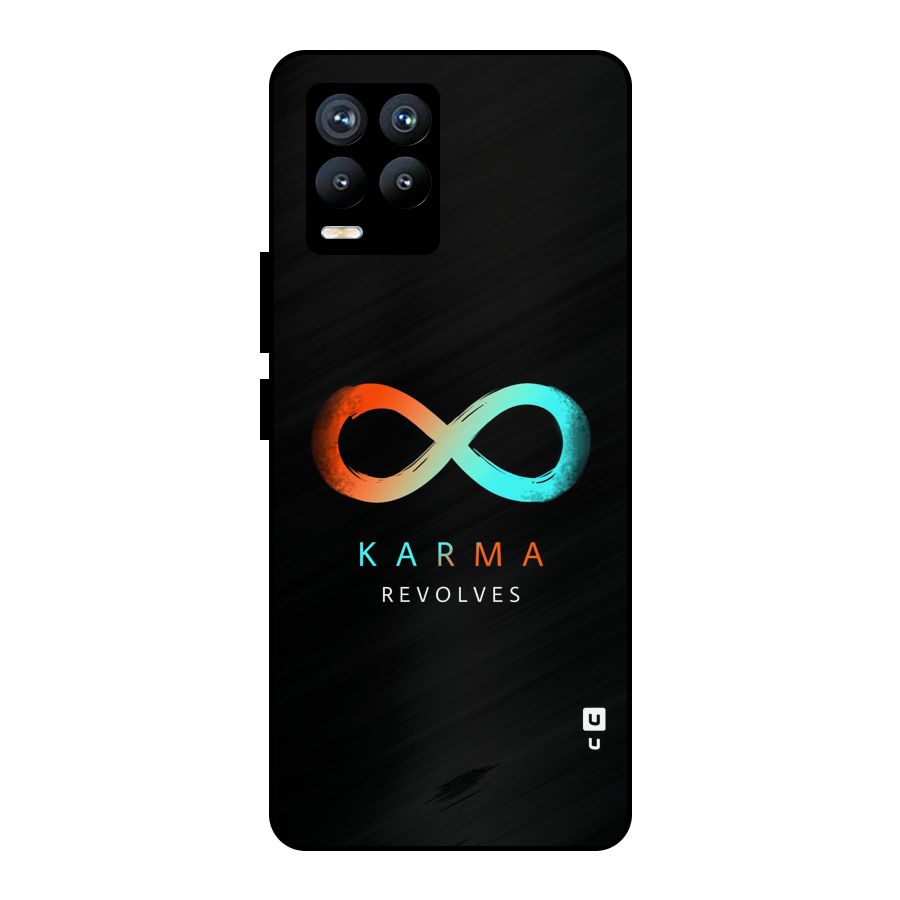 Karma Revolves Metal Back Case for Realme 8