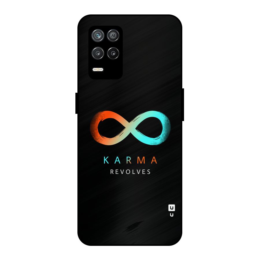 Karma Revolves Metal Back Case for Realme 9 5G