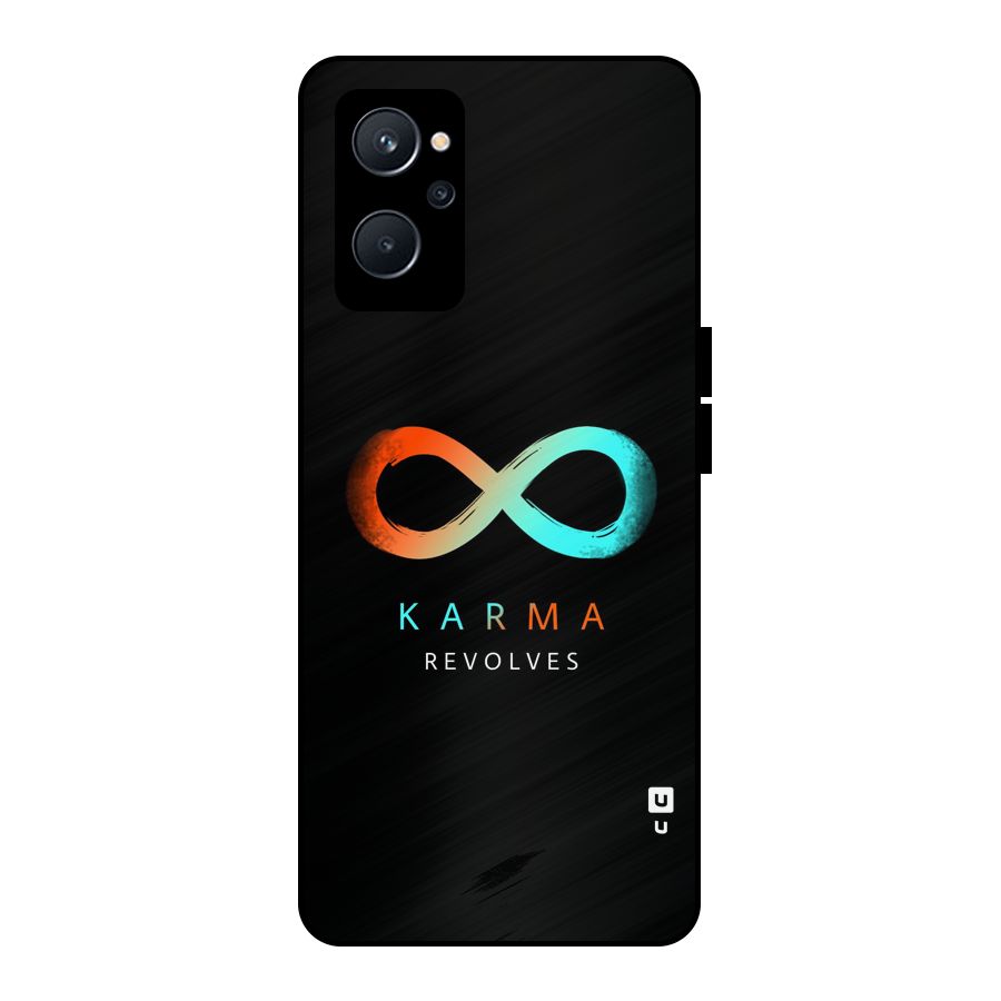 Karma Revolves Metal Back Case for Realme 9i 5G
