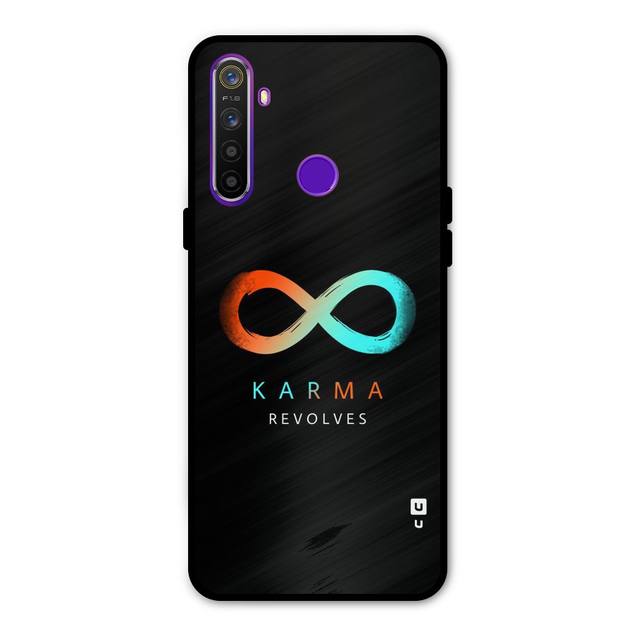 Karma Revolves Metal Back Case for Realme Narzo 10