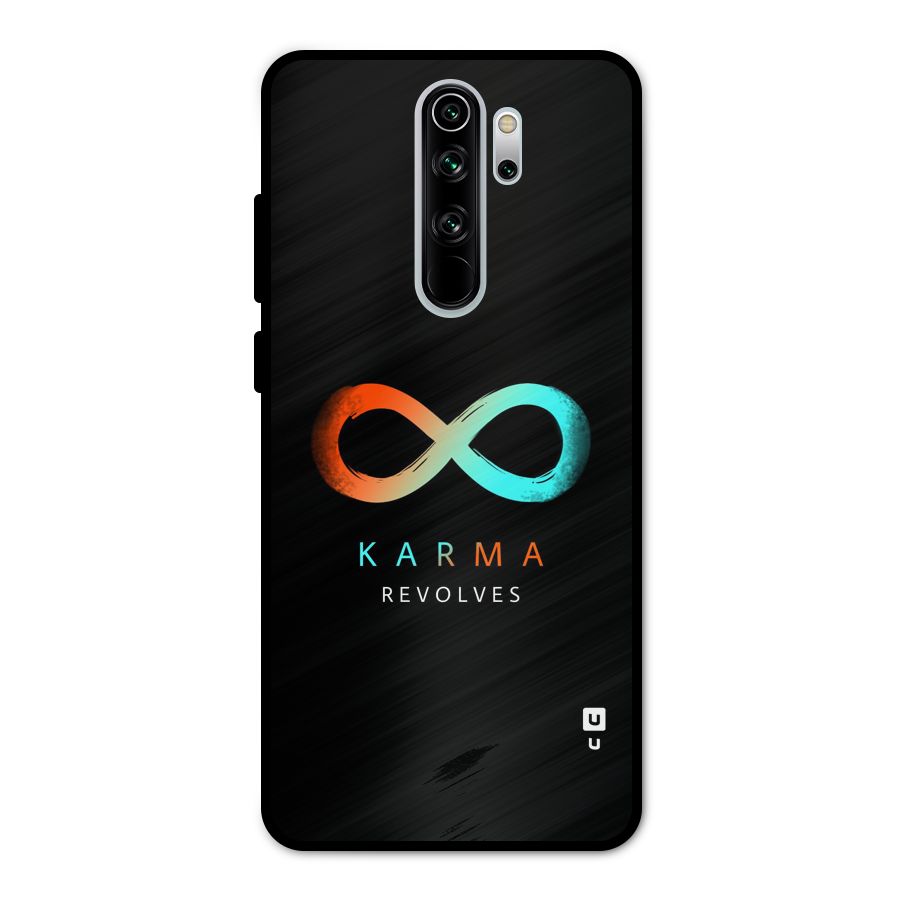 Karma Revolves Metal Back Case for Redmi Note 8 Pro