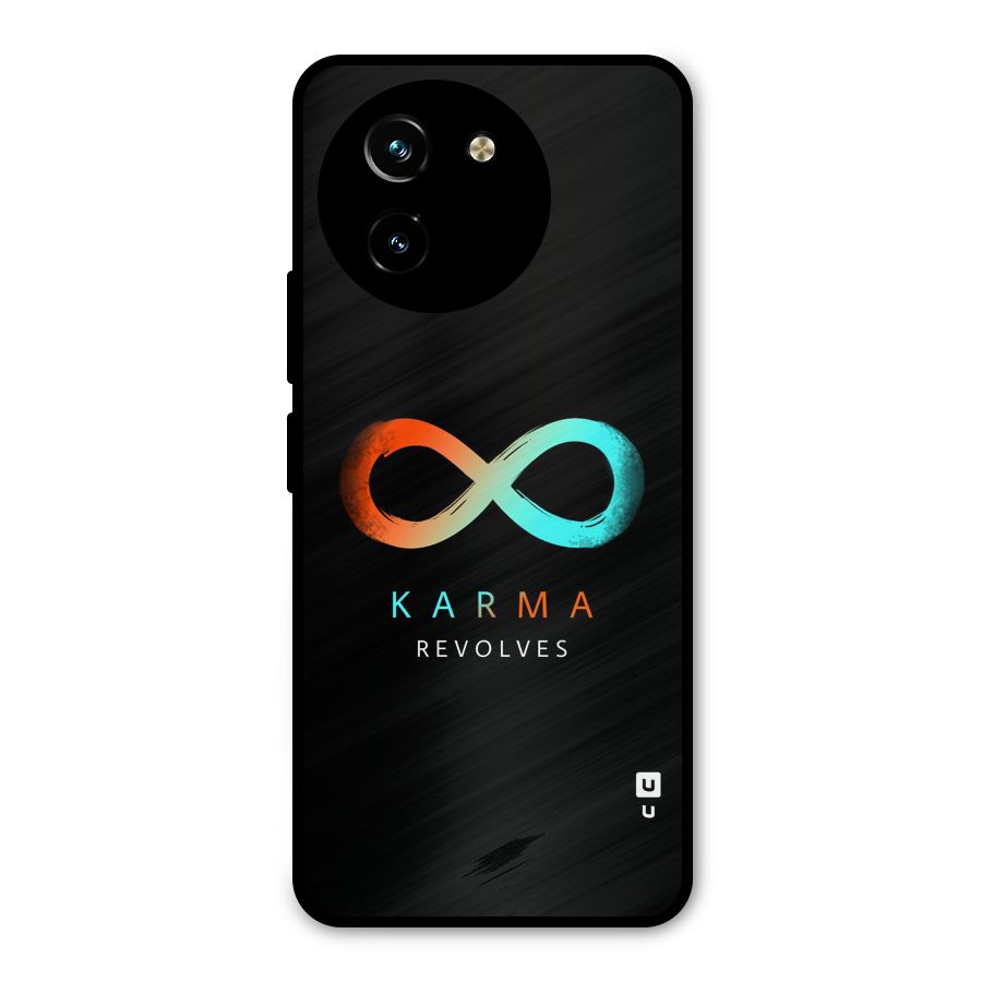 Karma Revolves Metal Back Case for Vivo T3x